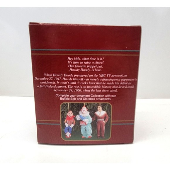 Heirloom Ornament Howdy Doody 50th Anniversary Collection 1998 Vintage NEW - Picture 2 of 14